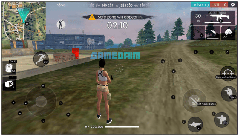 Settingan sensitivitas shotgun terbaik di free fire