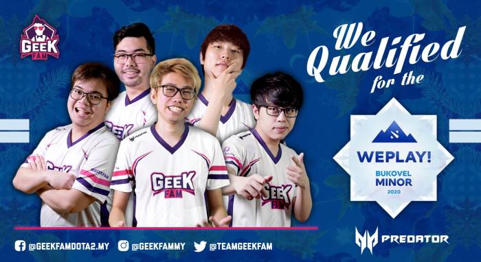 Day 2 wp! Bukovel minor: geek fam, rng, gambit esports, dan nigma lolos ke babak playoffs! 2 Geek fam 1