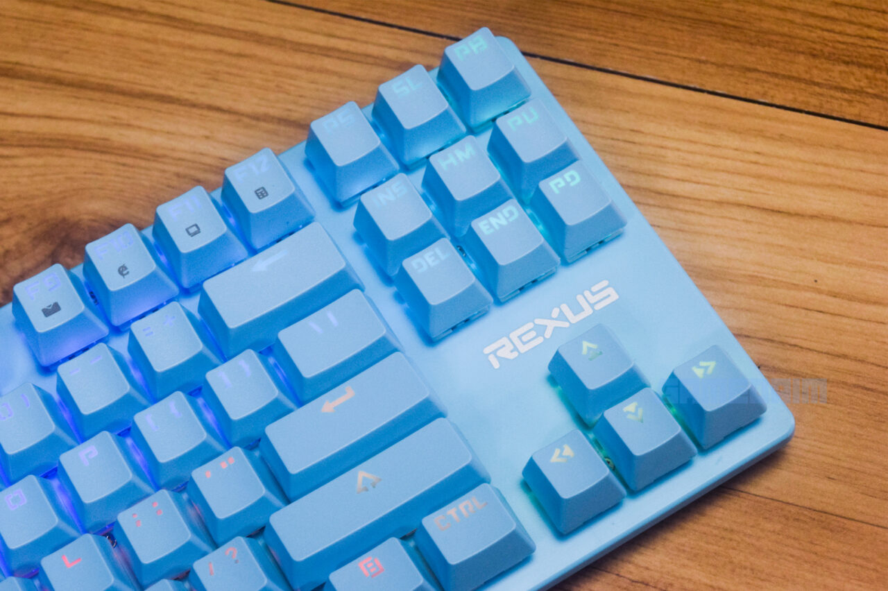 Rexus legionare mx9 closeup numpad gamedaim review