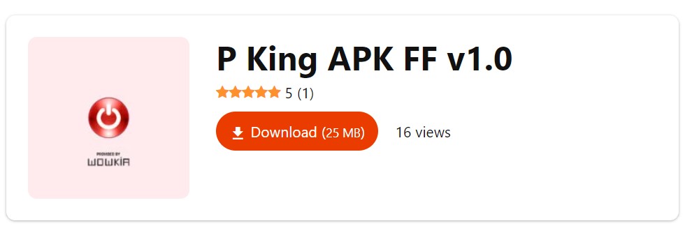 Download p king apk ff
