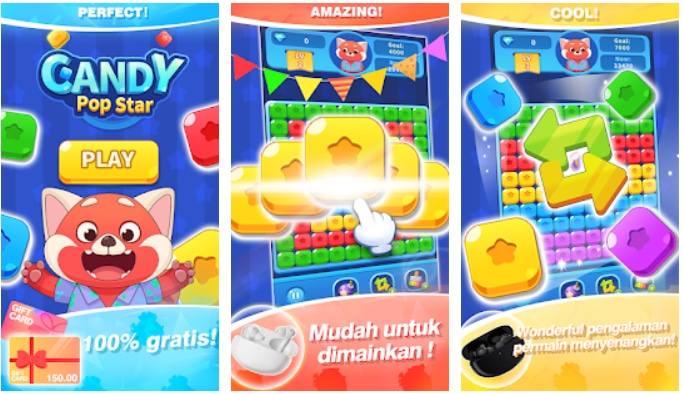 Game penghasil saldo dana candy pop star