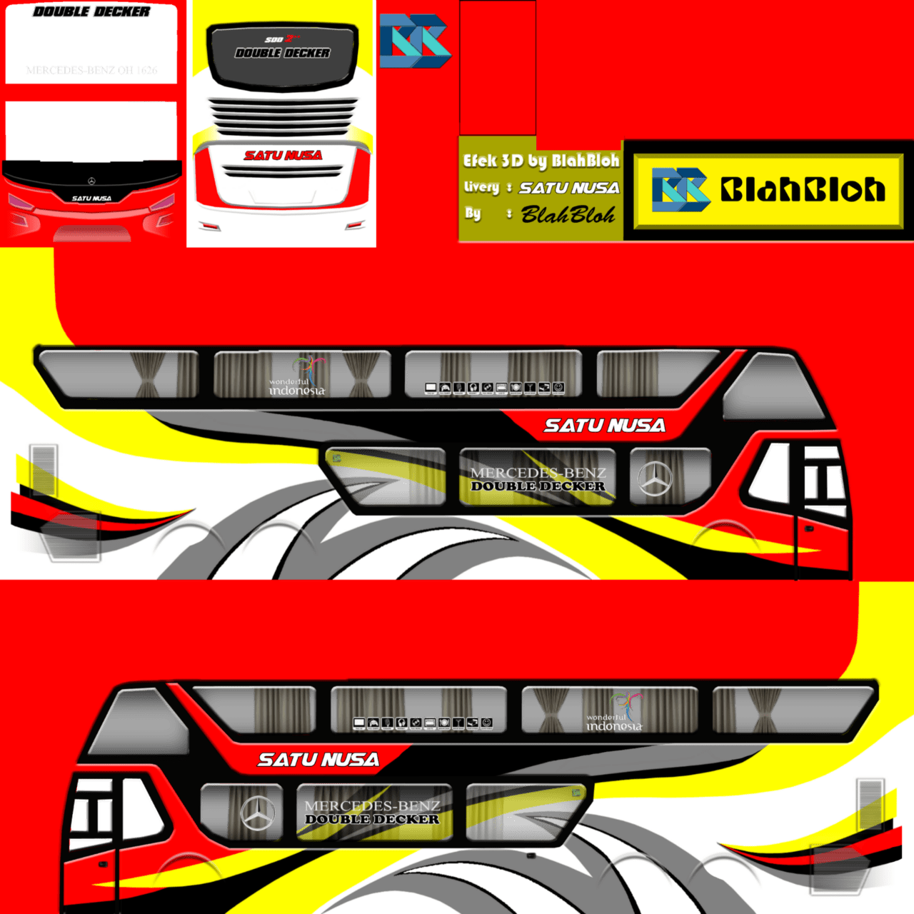 Livery bus simulator id ssd satu nusa