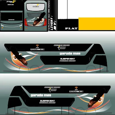 Livery bussid sdd garuda mas 1