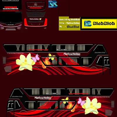 Livery bussid sdd marissa holiday