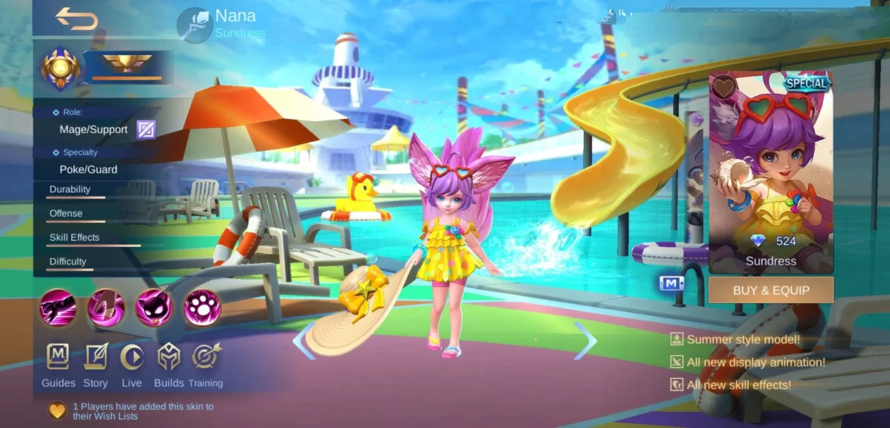 Daftar skin summer mobile legends ml awal sampai sekarang