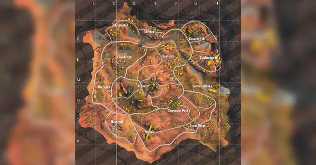 Fakta map kalahari free fire (ff)